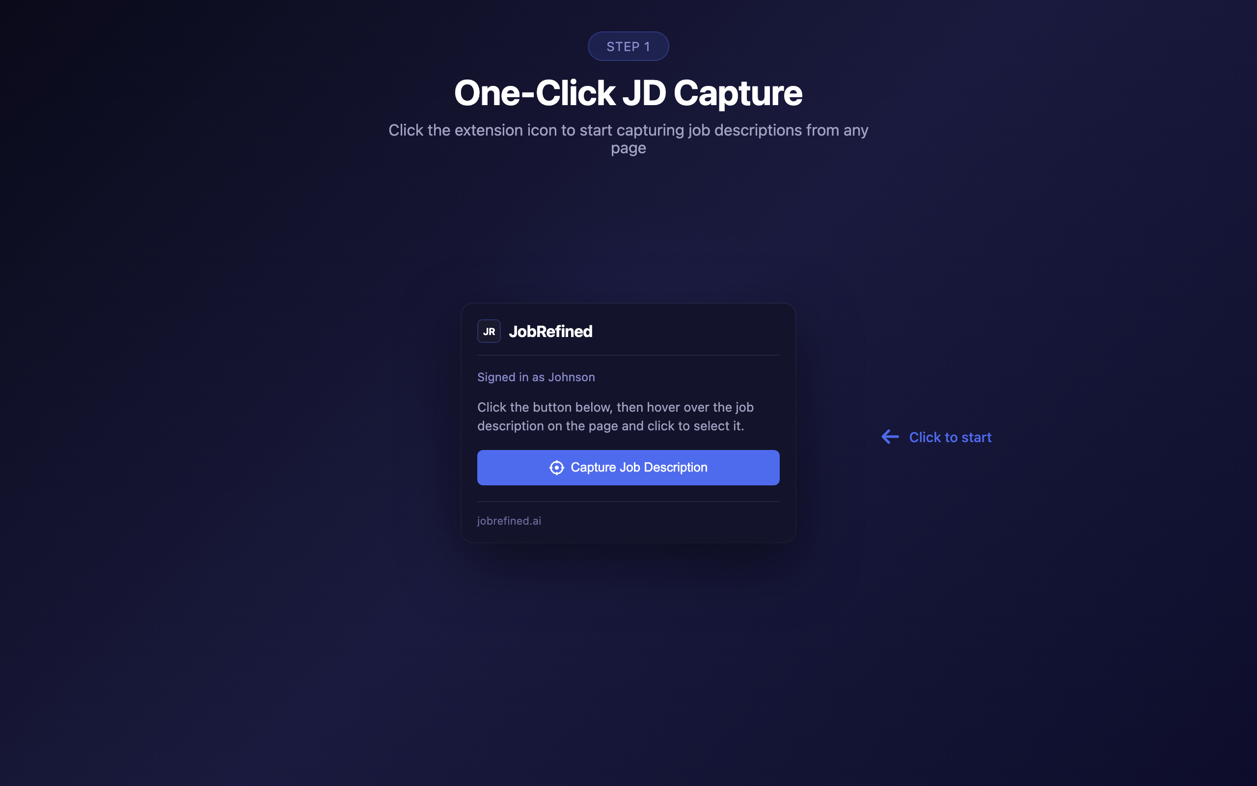 Click the extension